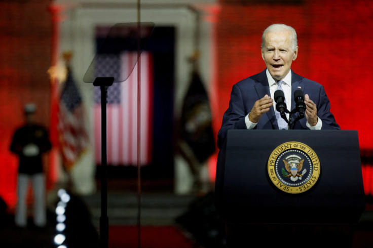 Presiden AS Joe Biden melakukan perjalanan ke Philadelphia di Maryland AS