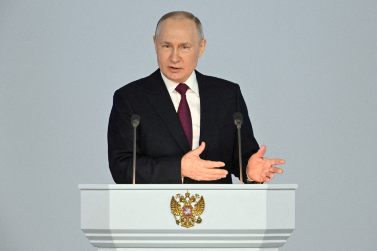 Presiden Rusia Putin menyampaikan pidato tahunannya kepada Majelis Federal di Moskow