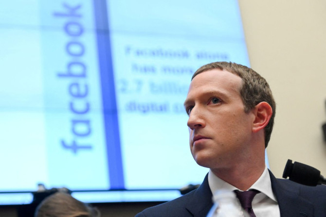 Ketua dan CEO Facebook Mark Zuckerberg bersaksi di sidang Komite Layanan Keuangan DPR di Washington, AS, 23 Oktober 2019.