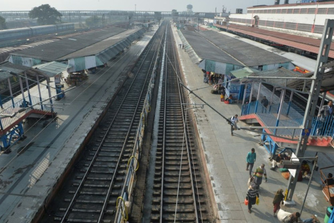 jalur kereta api di india