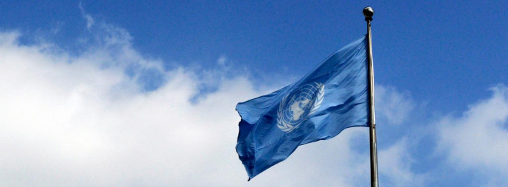 The flag of the United Nations