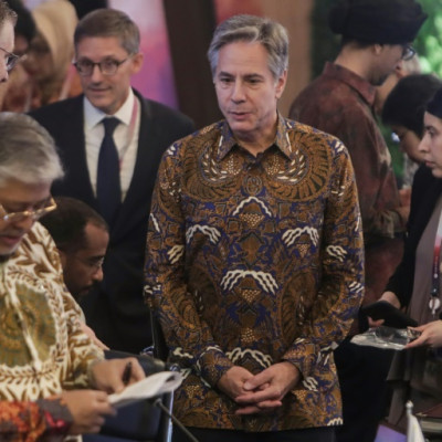 Menteri Luar Negeri AS Antony Blinken adalah salah satu diplomat top yang menghadiri pertemuan keamanan dengan menteri luar negeri Asia Tenggara di Indonesia