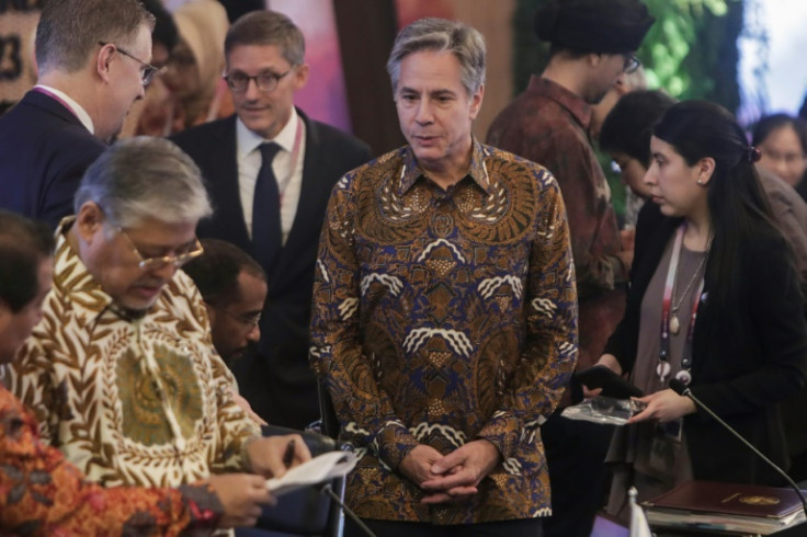 Menteri Luar Negeri AS Antony Blinken adalah salah satu diplomat top yang menghadiri pertemuan keamanan dengan menteri luar negeri Asia Tenggara di Indonesia