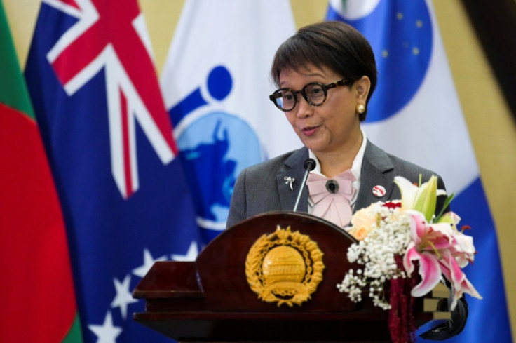 Menteri Luar Negeri Retno Marsudi dari Indonesia, negara tuan rumah KTT ASEAN yang dimulai pada 5 September 2023