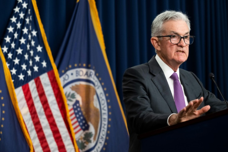 Ketua Dewan Federal Reserve Jerome Powell berbicara setelah pertemuan Komite Pasar Terbuka Federal pada Juli 2023